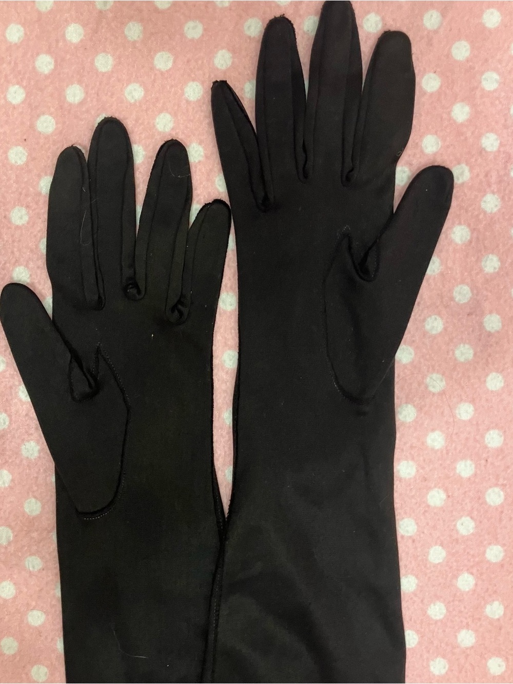 Vintage Faux Suede Gloves M - Picture 11 of 11